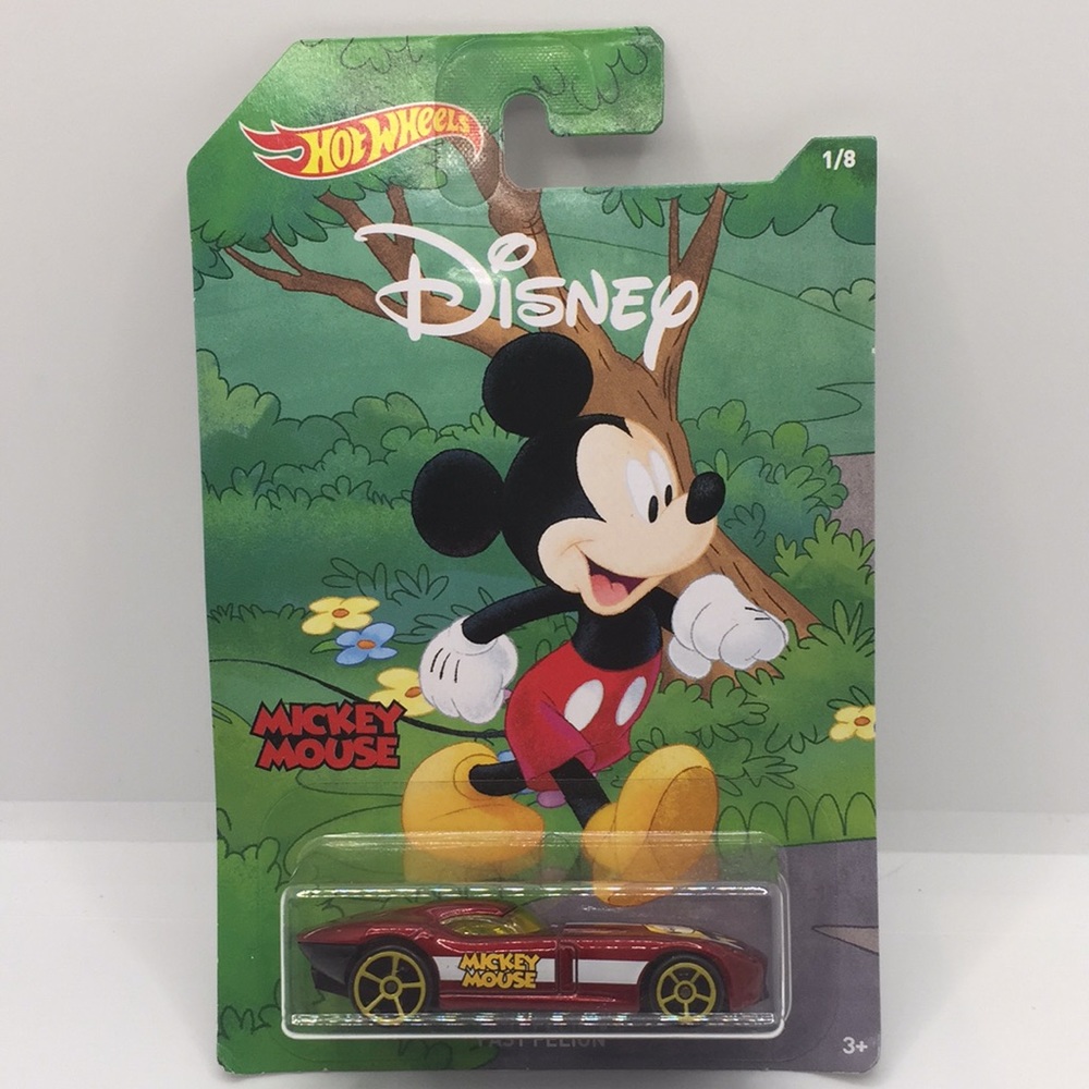 Hot Wheels Disney Mickey Mouse Fast Felion Diecast Dinky Car